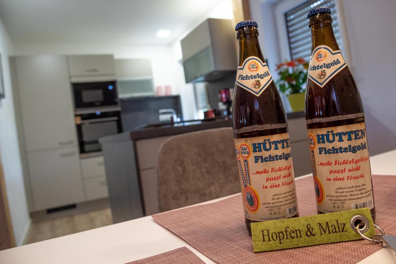 Ferienwohnungen Hopfen Und Malz Fichtelberg Exteriör bild